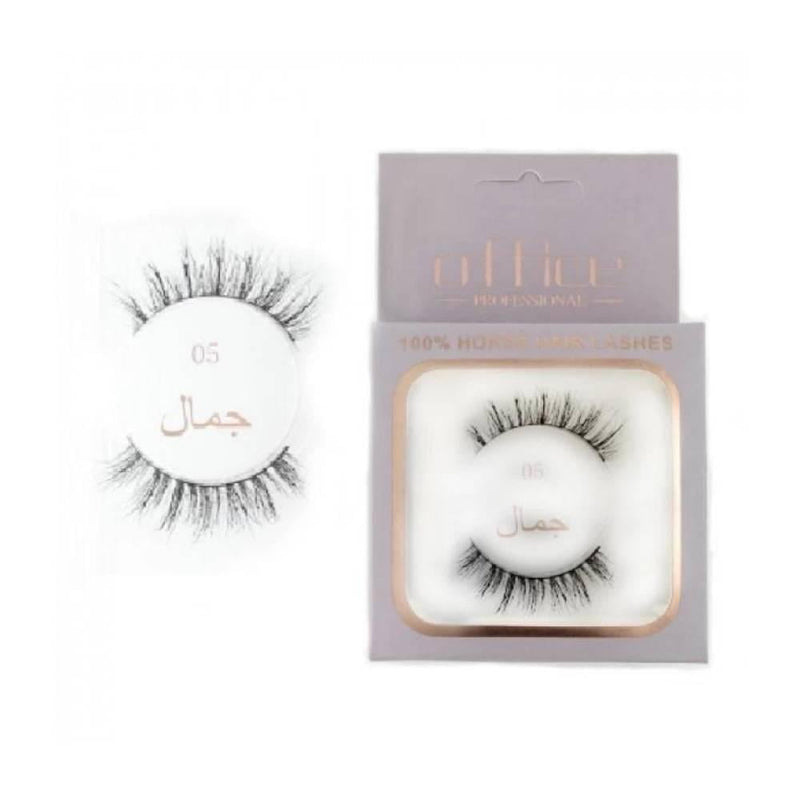 Natural Looking False Eyelashes Horsehair Design 05 Office