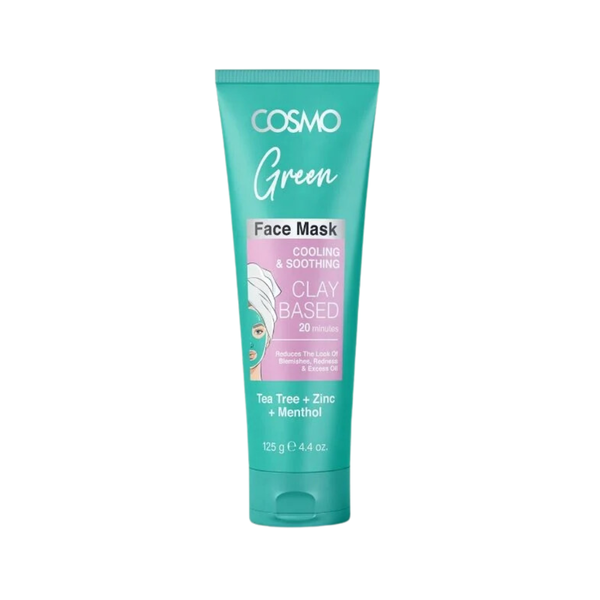 Cosmo Tea Tree Oil Face Mask for Deep Cleansing and Acne, 125g