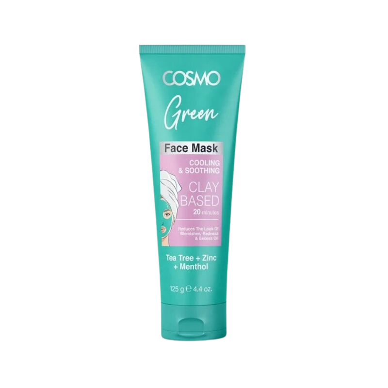 Cosmo Tea Tree Oil Face Mask for Deep Cleansing and Acne, 125g