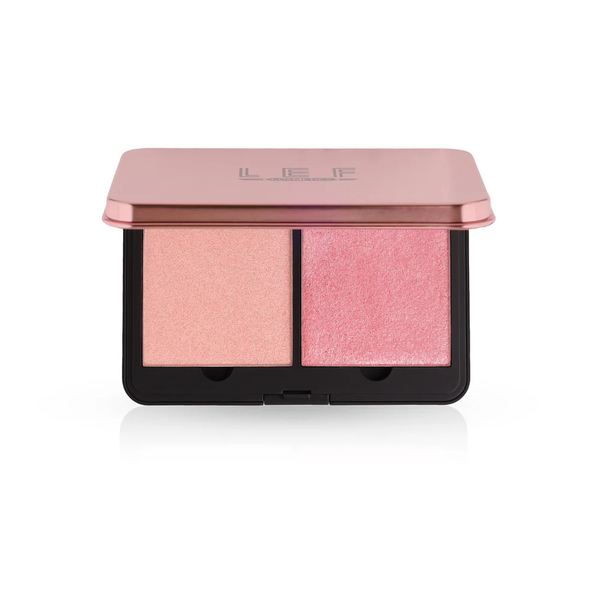 Blush Highlighter Palette Twinkle 03 Radiant Finish LEF COSMETIC 10g