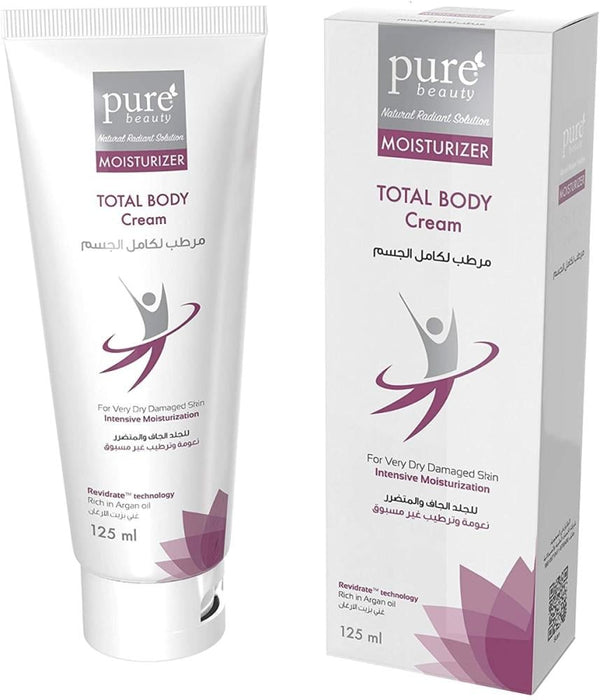 Body Moisturizing Cream For Dry Skin Deep Hydration Pure Beauty 125ml