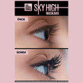 Maybelline Lash Sensational Sky High Waterproof Mascara, Very Black, Bamboo Infused