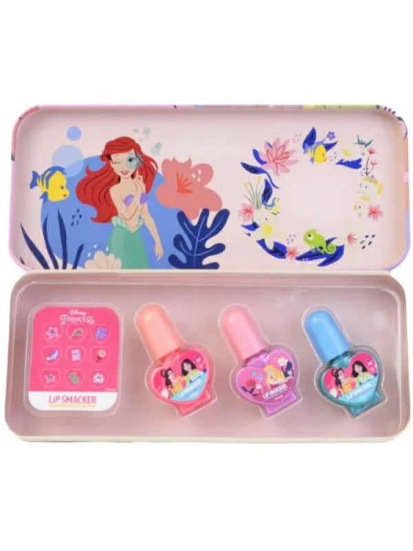 Disney Princess Nail Polish Set Fun Shimmer Lip Smacker Gift