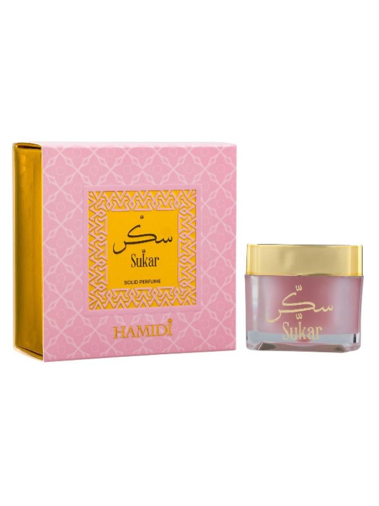 Solid Perfume Compact Fruity Floral Hamidi Sugar for Women 10g