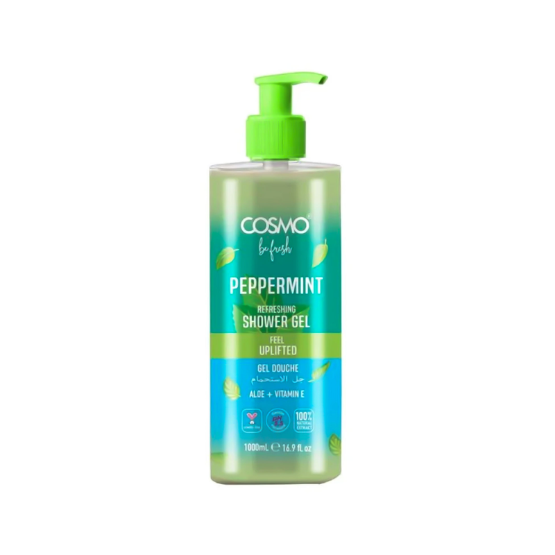 Cosmo Shower Gel Mint Scent - Body Moisturizer, 1000ml