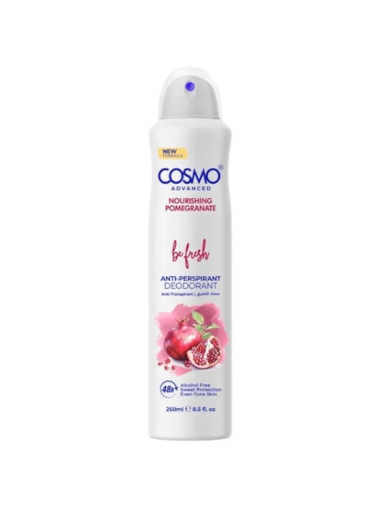 Cosmo Be Fresh Antiperspirant Spray Pomegranate 250ml