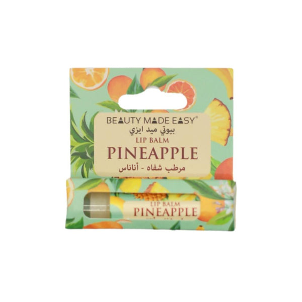 Beauty Made Easy Pineapple Lip Balm Natural Moisturizer 4g