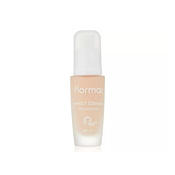 Best Full Coverage Foundation 105 Porcelain Ivory Flormar 30ml