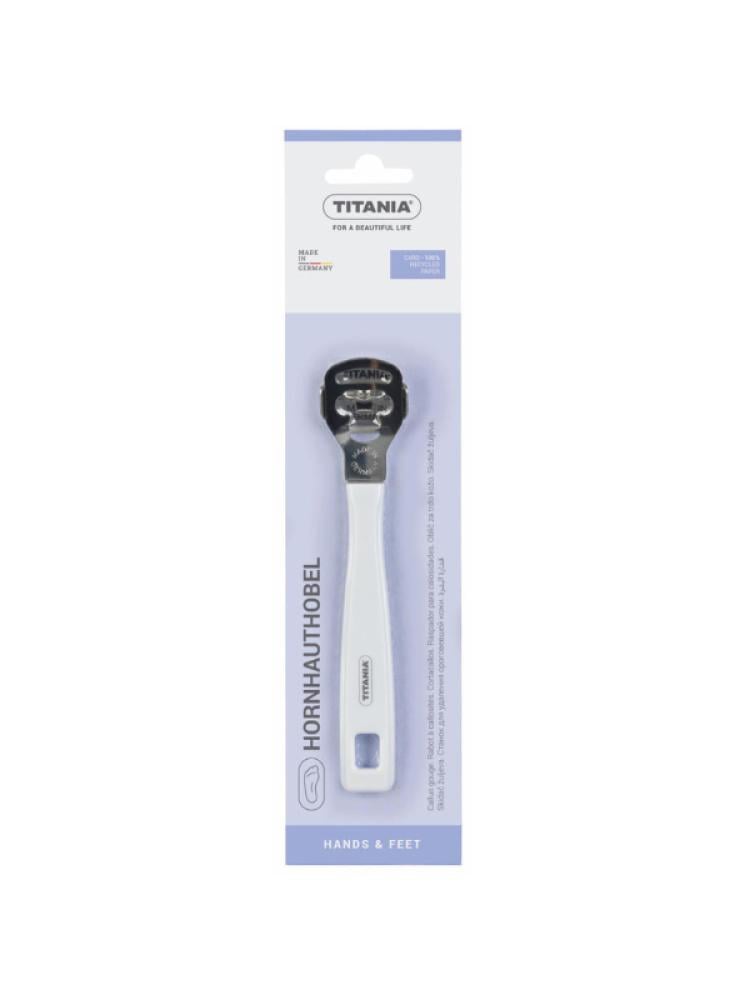Titania Iron Foot Scraper - Callus & Corn Removal - Chrome-Plated