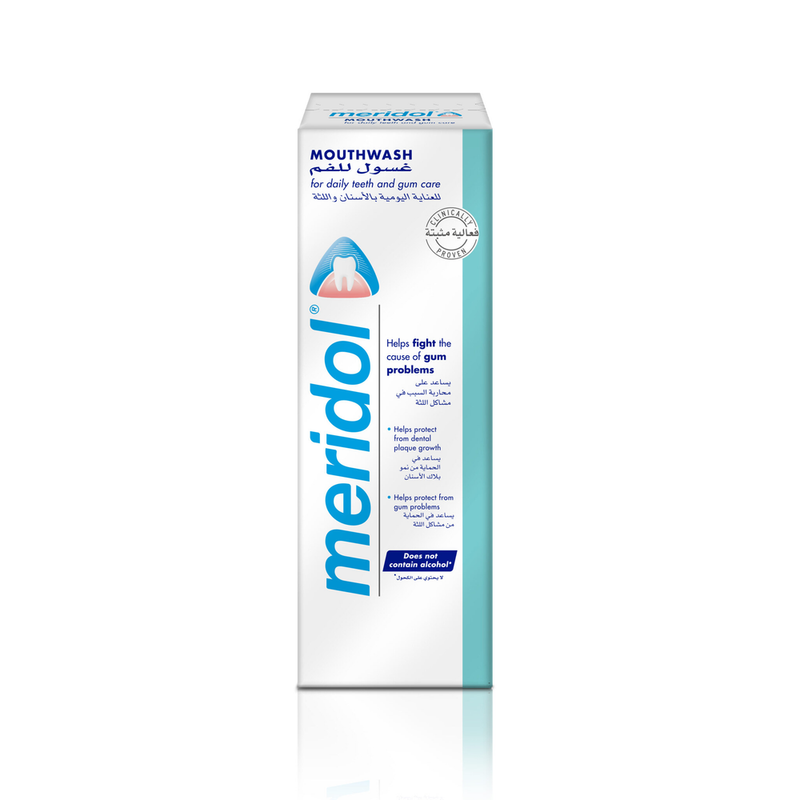 Antibacterial Mouth Wash Oral Care Daily Hygiene Meridol 400ml