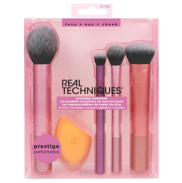 Real Techniques Brushes Everyday Essentials Makeup Set 5 Piece