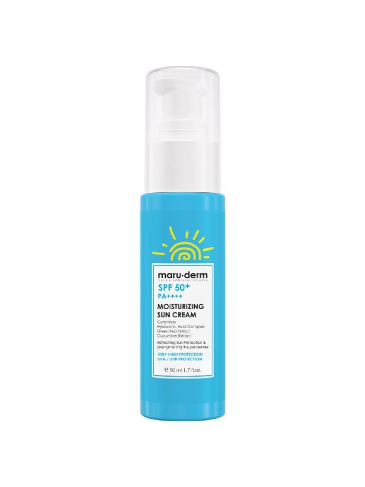 MaroDerm Moisturizing Sunscreen SPF 50+ with Hyaluronic Acid - 50ml