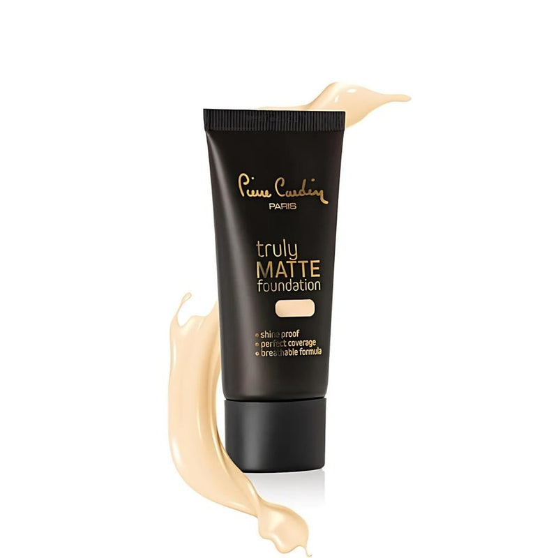 Pierre Cardin Truly Matte Foundation, 965 Light, Buildable Coverage for Oily Skin