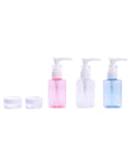 Travel Toiletry Kit with Bottles Empty Travel Containers Solo Go 6 Piece Set
