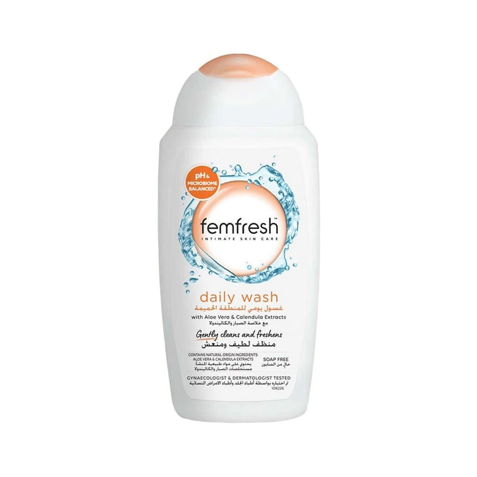 Femfresh Daily Intimate Wash with Aloe Vera for Sensitive Skin 250ml