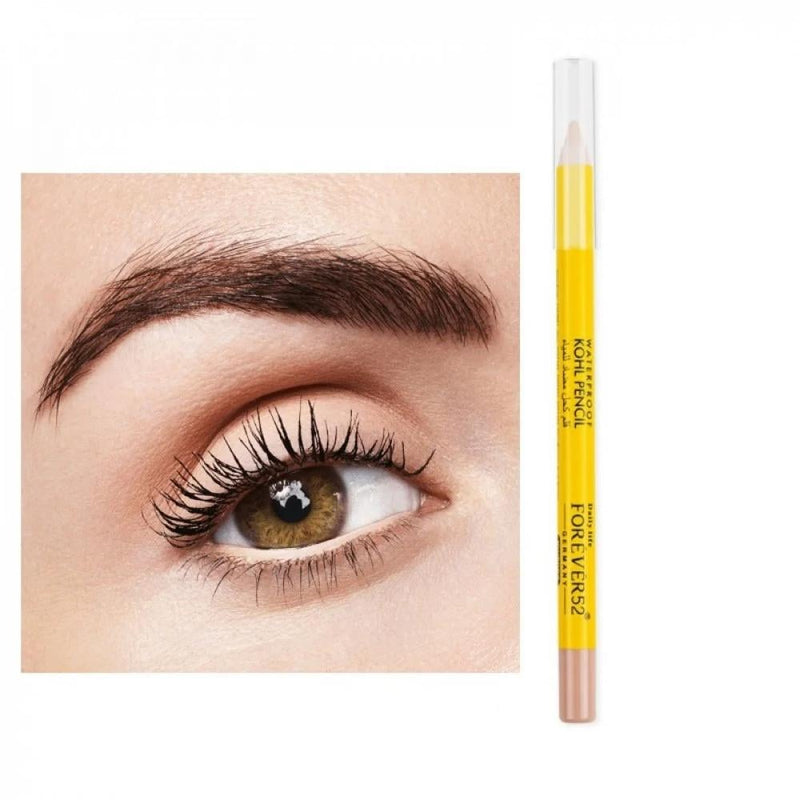 Waterproof Eyeliner Pencil Creamy Beige Long-Lasting Forever52 1 Piece