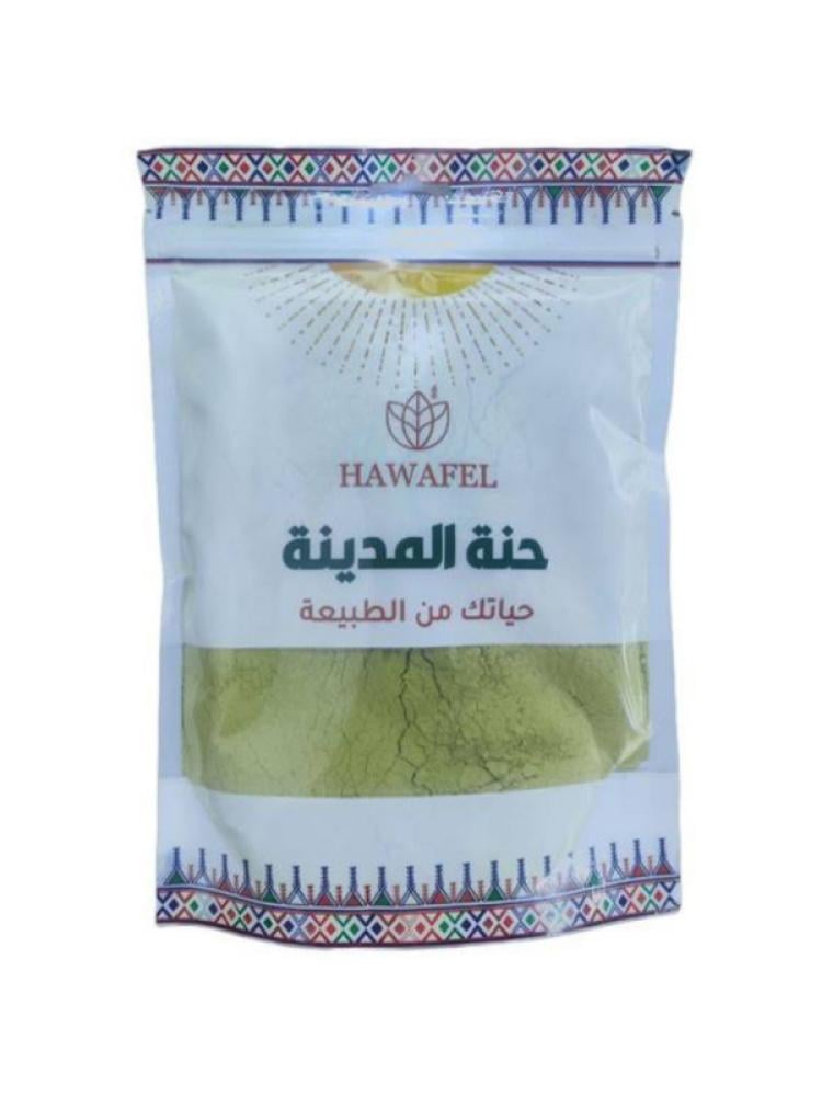 Hawafel Organic Madinah Henna Powder - Natural Dye, Strengthens Hair, 250g