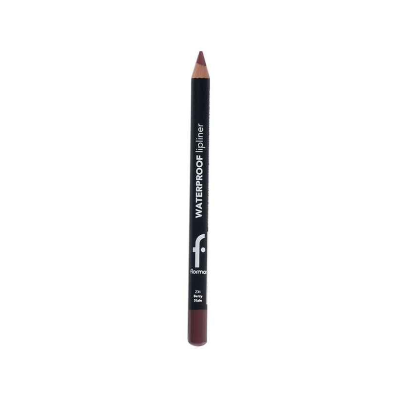 Waterproof Lip Liner Berry Stain 231 Long Lasting Flormar 1.2g