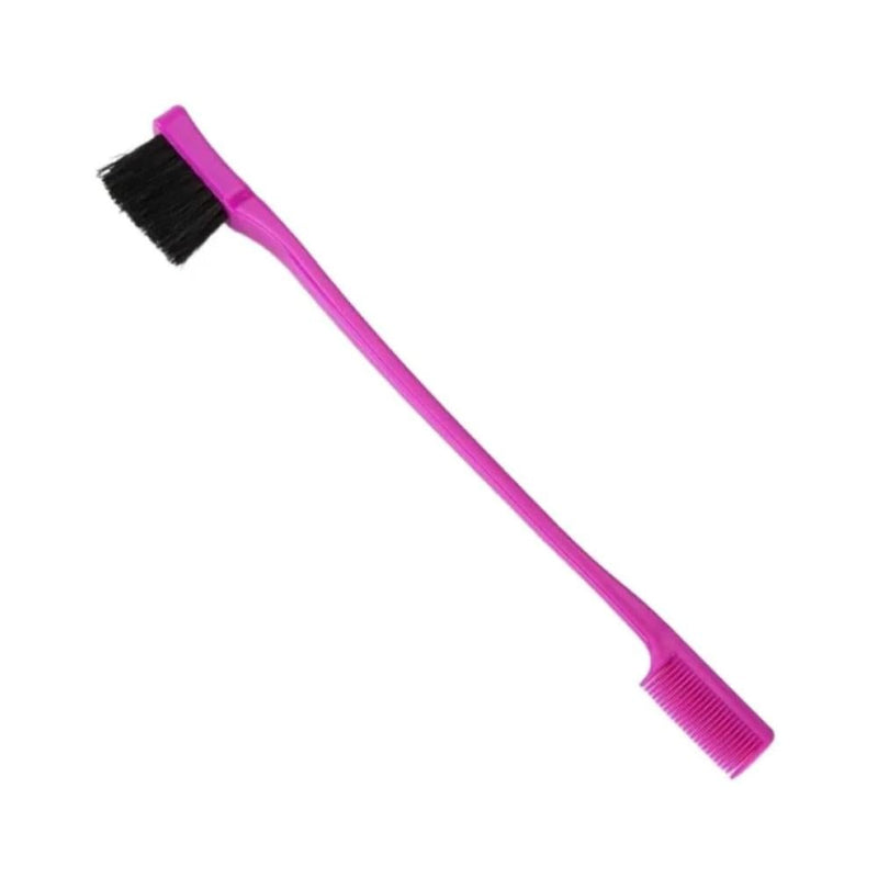 Rose Aroma Compact Hair and Eyebrow Brush for Short Hair