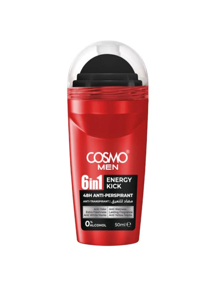 Best Aluminum Free Deodorant for Men Energy Kick 6 in 1 Cosmo 50ml