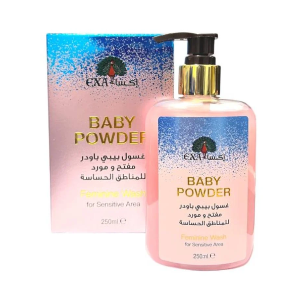 Intimate Cleansing Wash - Baby Powder Scent - Gentle Daily Care - 250ml