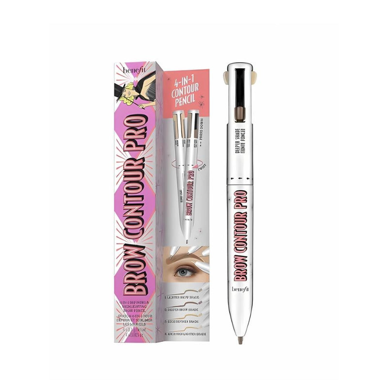 Benefit Brow Contour Pro 4-in-1 Eyebrow Pencil Dark Brown/Black Waterproof