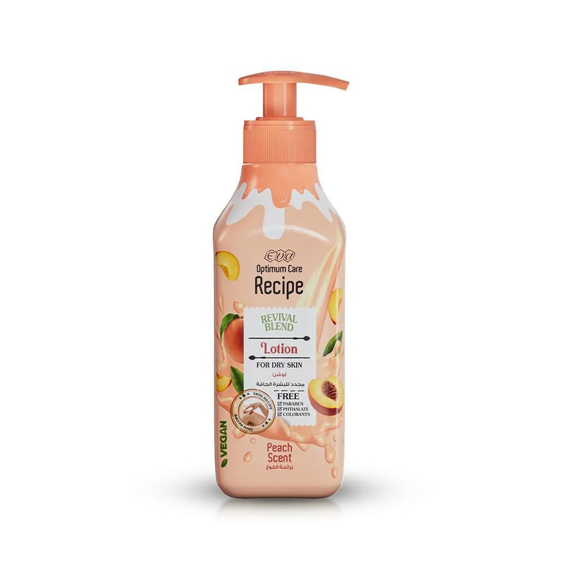Body Lotion for Dry Skin Renewing Peach Scent Eva 370ml
