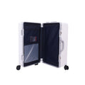 Salon System Medium Travel Bag White - Shockproof Scratch-Resistant