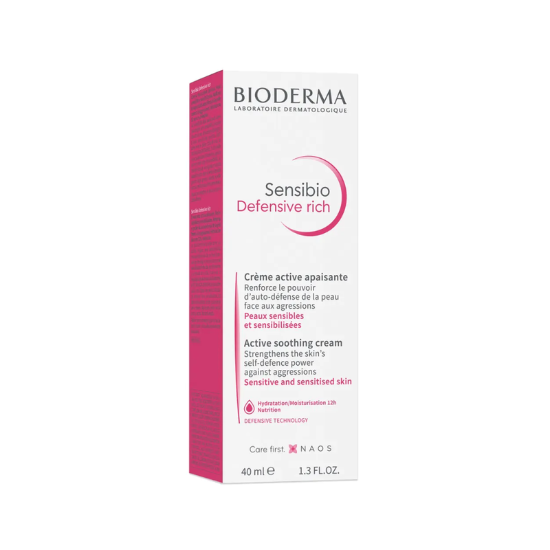 Bioderma Sensibio Defensive Rich Moisturizing Cream Sensitive Skin 40ml