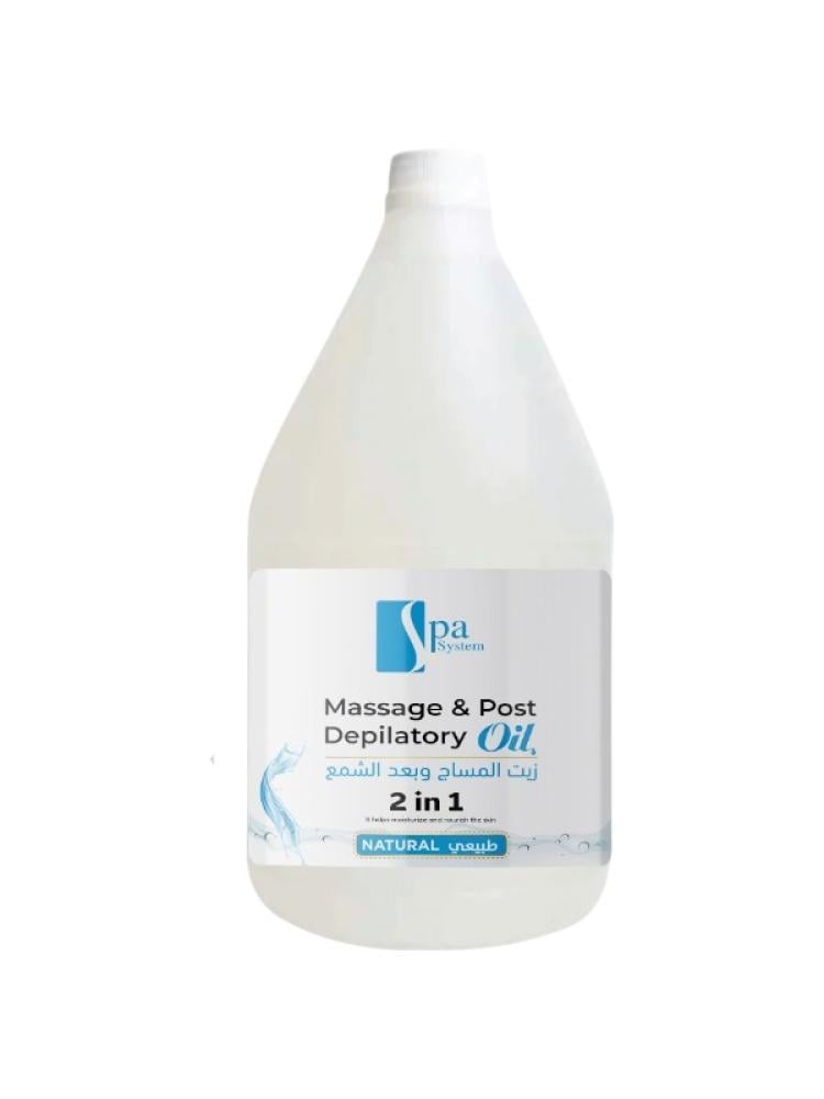 Spa System 2-in-1 Massage & After-Wax Oil, 1 Gallon