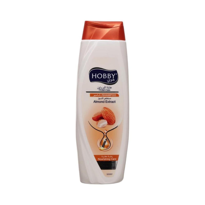 Protein Care Shampoo Almond Extract Strengthening Hobby 600ml