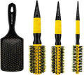 Hair Comb Set Professional Thermal Metal Combs 4 Pieces Marco Boni