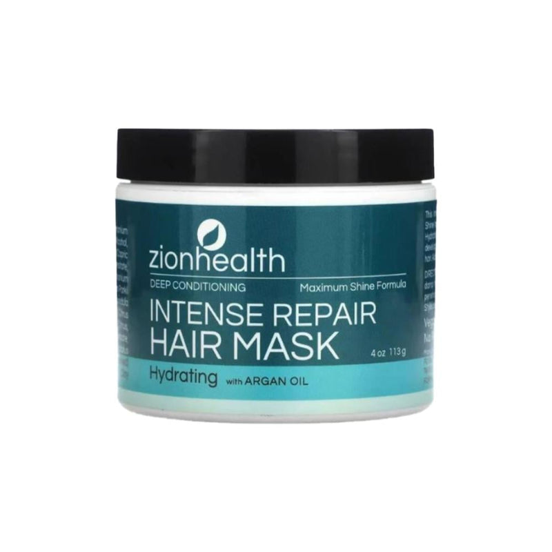 Zion Health Intensive Repair Hair Mask with Argan Oil for Damaged Hair, 113g