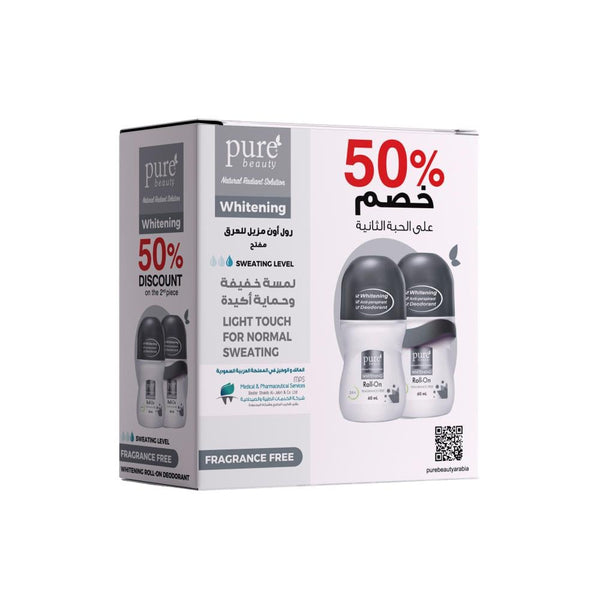Roll On Deodorant For Ladies Fragrance Free Sensitive Pure Beauty 50ml