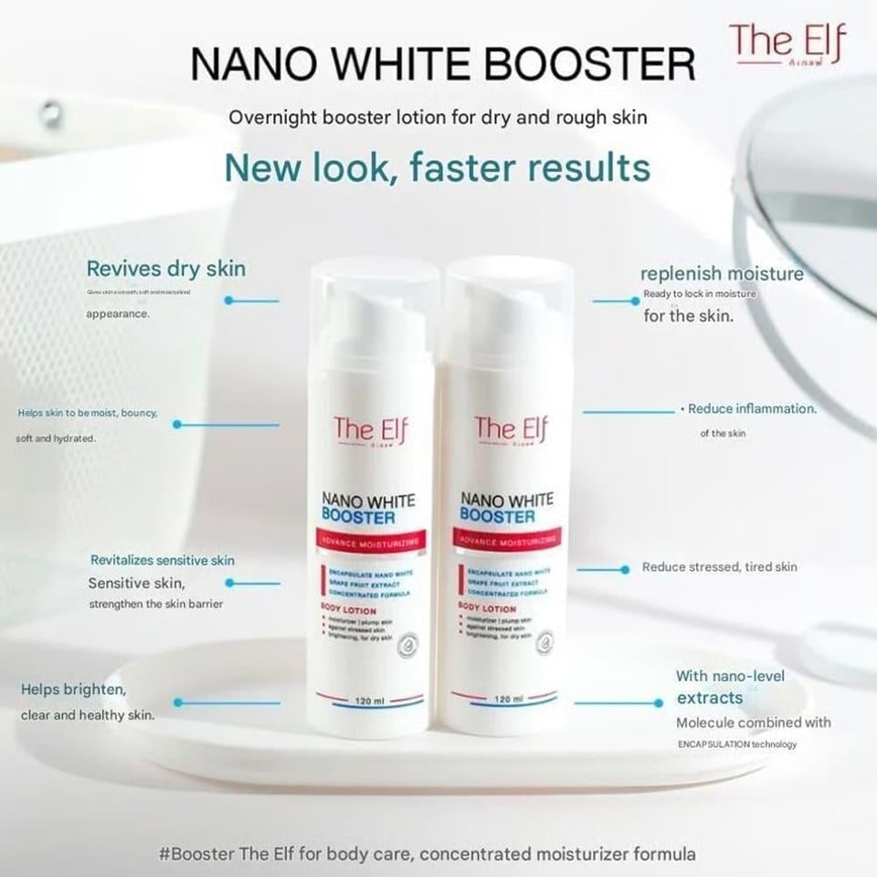 The Elf Advanced Moisturizing Nano White Booster Body Lotion 120ml