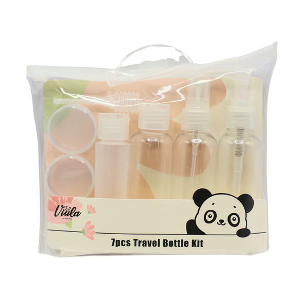 Viola 7-Piece Empty Plastic Travel Container Set, Leak-Proof, TSA Compliant