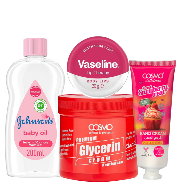 Skincare Gift Set for Her Bedtime Hydrating Routine 4 Pieces