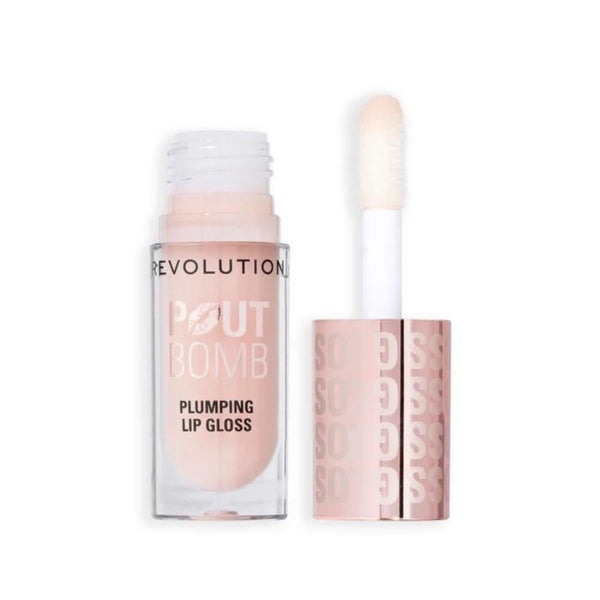 Revolution Boot Bomb Plumping Lip Gloss in Milky Sheer Holo with Vitamin E