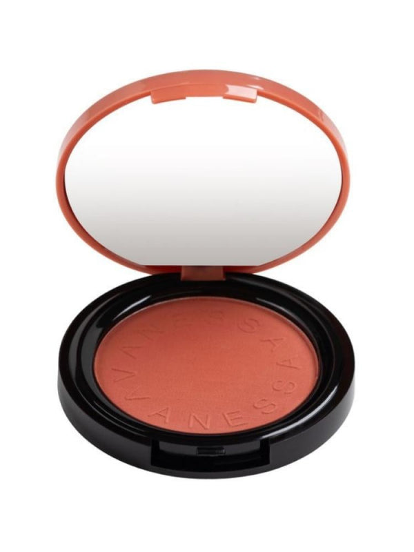 Vanessa Makeup Single Powder Blush - Natural Radiant Color, 3.5g