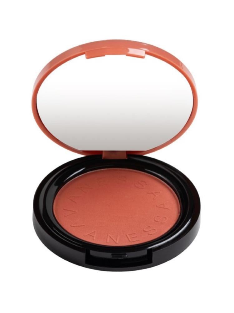 Vanessa Makeup Single Powder Blush - Natural Radiant Color, 3.5g