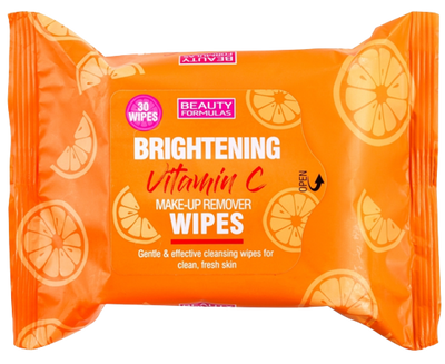 Beauty Formulas Vitamin C Makeup Remover Wipes - Brightening, Gentle