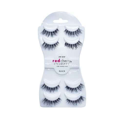 Red Cherry M WSP Self-Adhesive False Eyelashes Kit 4 Pairs