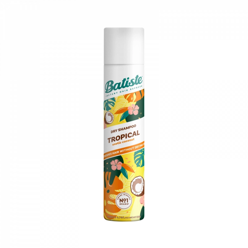 Batiste Dry Shampoo Coconut Tropical Fragrance Oil Absorption 200ml