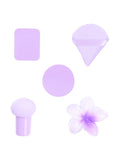 Makeup Sponge Set for Cream Foundation with Hair Clip Beauty System 5 Pieces