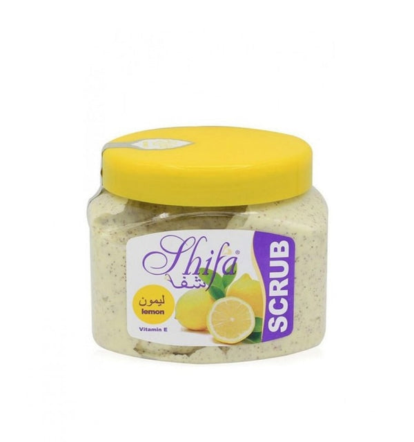 Shifa Lemon Infused Face and Body Scrub 300ml