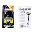 Top Rated Disposable Razors 3-Blade System Marawi 4 Pieces