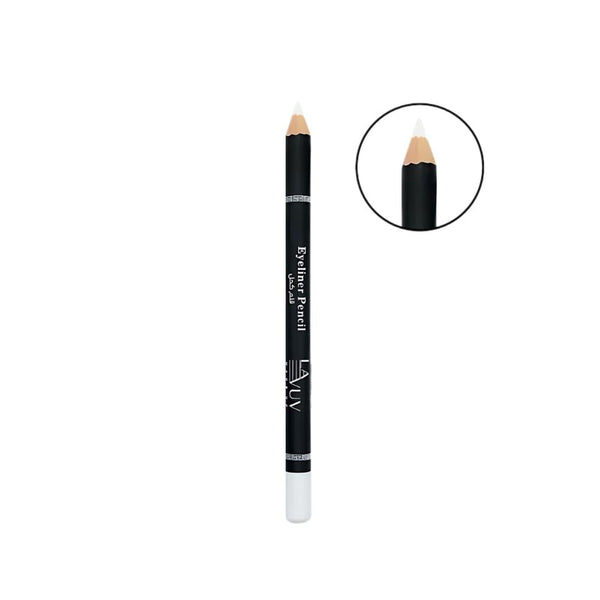 Lavuv Eyeliner Pencil, White, Long-Lasting, Smudge-Proof, Waterline