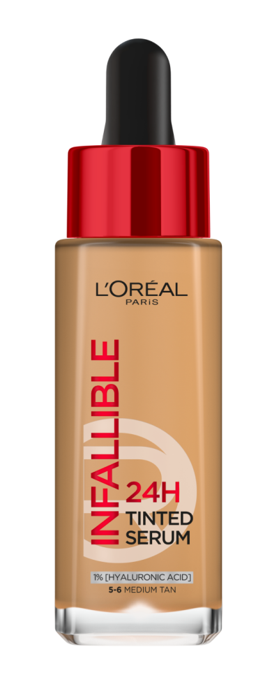 L'Oreal Hydrochloric Acid Tinted Serum Lightweight Foundation 5-6 30ml