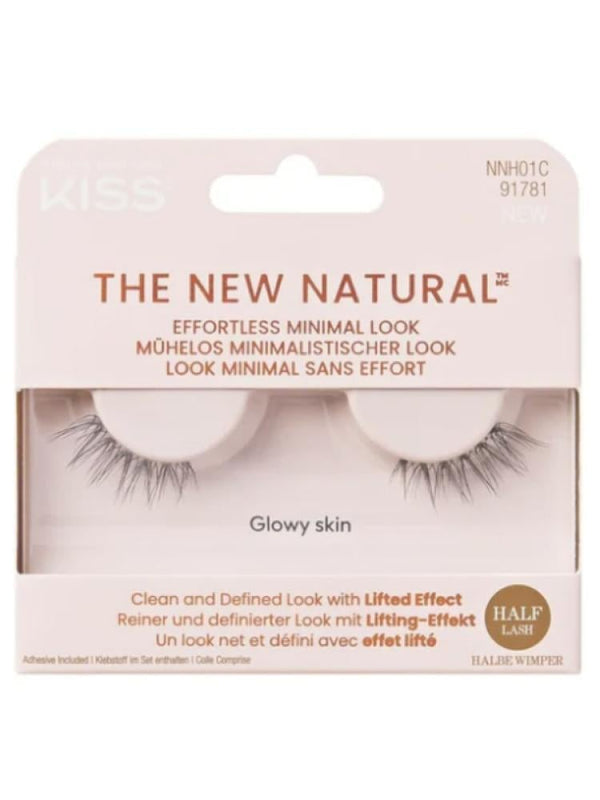 Natural Looking False Eyelashes Half Lash Lightweight KISS NNH01C