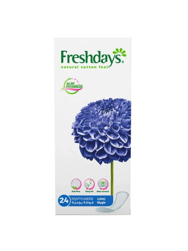 Long Panty Liners Daily Freshness Freshdays 24 Pads